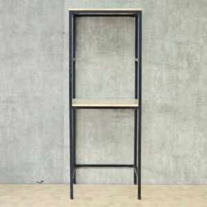 Kệ máy giặt máy sấy 71x62x186cm gỗ cao su khung sắt KMG68038