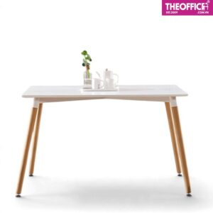Bàn Ăn Chữ Nhật Chất Liệu Gỗ MDF Phủ Melamine TO-BA01