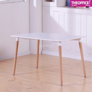 Bàn Ăn Chữ Nhật Chất Liệu Gỗ MDF Phủ Melamine TO-BA01