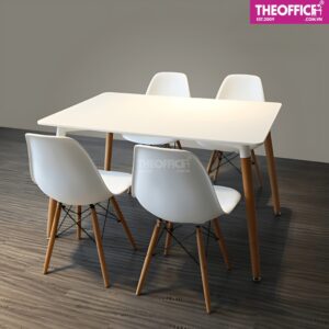 Bàn Ăn Chữ Nhật Chất Liệu Gỗ MDF Phủ Melamine TO-BA01