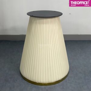Bàn Ăn Mặt Đá Ceramic Chân Bọc Da PU Chân Sắt TO-BA05
