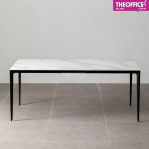 Bàn Ăn Mặt Đá Chân Sắt Chân Sắt Tĩnh Điện TO-BA09
