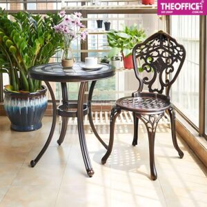 Bàn Cà Phê Sân Vườn Mặt Đá Sơn Tĩnh Điện TO-BN08