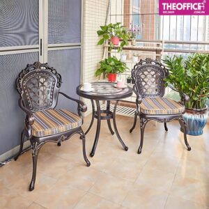 Bàn Cà Phê Sân Vườn Mặt Đá Sơn Tĩnh Điện TO-BN08