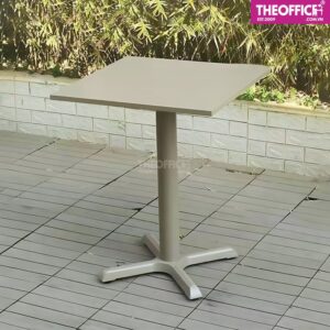 Bàn Cà Phê Sân Vườn Mặt Vuông Chân Sắt Tĩnh Điện TO-BN07