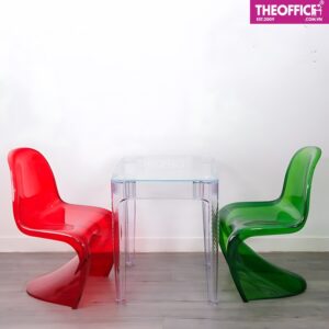 Bàn Cafe Tiếp Khách Nhựa Trong Suốt Giá Nhựa PP TO-BT02