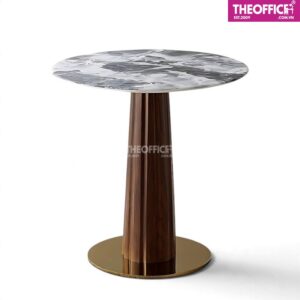 Bàn Cafe Tiếp Khách Văn Phòng Chân Sắt Tĩnh Điện TO-BT05