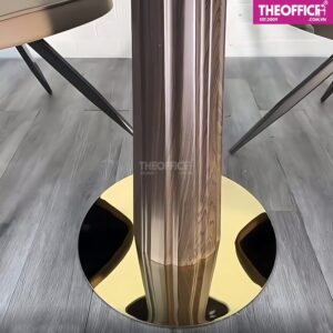Bàn Cafe Tiếp Khách Văn Phòng Chân Sắt Tĩnh Điện TO-BT05