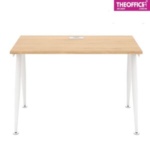 Bàn Chân Côn Tròn Epsilon 1m2 Phủ Melamine TO-BL09