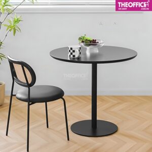 Bàn Coffee Mặt Tròn Chân Trụ Phủ Melamine TO-BC02