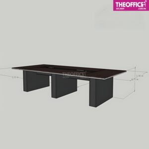 Bàn Họp Văn Phòng 10 Người Gỗ MDF Phủ Melamine TO-BV03