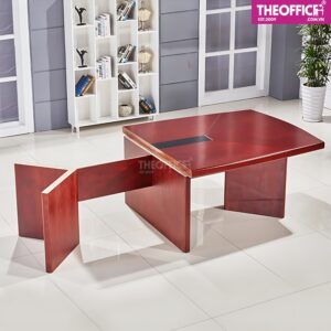 Bàn Họp Văn Phòng Chữ Nhật Gỗ MDF Phủ Melamine TO-BV04