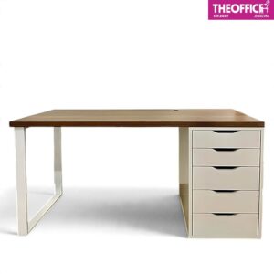 Bàn Ikea 1 Chân Tủ – Chân U Vuông Nhập Gỗ MDF TO-BL25