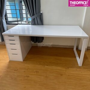 Bàn Ikea 1 Chân Tủ – Chân U Vuông Nhập Gỗ MDF TO-BL25