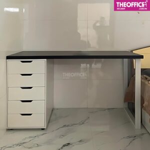 Bàn Ikea 1 Chân Tủ – Chân U Vuông Nhập Gỗ MDF TO-BL25