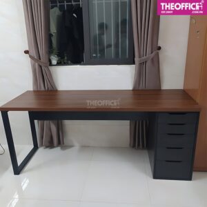 Bàn Ikea 1 Chân Tủ – Chân U Vuông Nhập Gỗ MDF TO-BL25