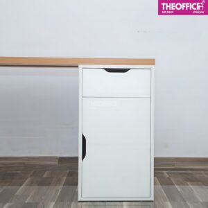 Bàn Ikea 2 Chân Tủ 5 Và 2 Ngăn Màu Trắng TO-BL03