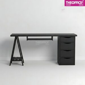 Bàn Ikea Chân Chữ A 1 Chân Tủ Phủ Melamine TO-BL26