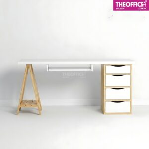 Bàn Ikea Chân Chữ A 1 Chân Tủ Phủ Melamine TO-BL26