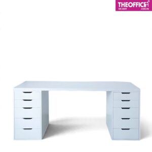 Bàn Ikea Full Trắng Gỗ MDF Chống Trầy Xước TO-BL27