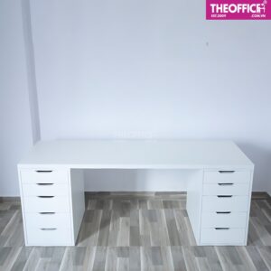 Bàn Ikea Full Trắng Gỗ MDF Chống Trầy Xước TO-BL27