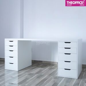 Bàn Ikea Full Trắng Gỗ MDF Chống Trầy Xước TO-BL27
