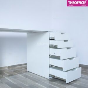 Bàn Ikea Full Trắng Gỗ MDF Chống Trầy Xước TO-BL27