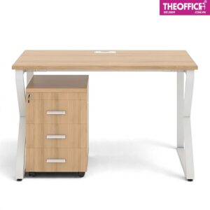 Bàn Làm Việc Chân Vuông Chữ K Phủ Melamine TO-BL37