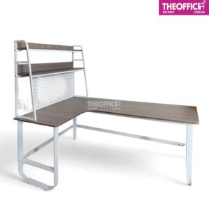 Bàn Làm Việc Chữ L Kèm Kệ Chống Trầy Xước TO-BL40