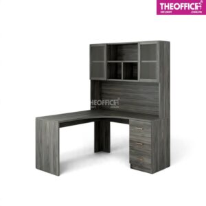 Bàn Làm Việc Chữ L Kèm Kệ Sách Phủ Melamine TO-BL41