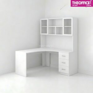Bàn Làm Việc Chữ L Kèm Kệ Sách Phủ Melamine TO-BL41