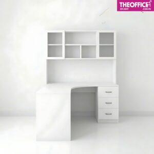 Bàn Làm Việc Chữ L Kèm Kệ Sách Phủ Melamine TO-BL41