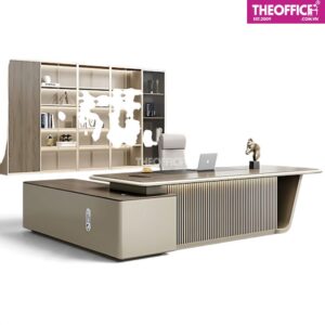 Bàn Làm Việc Giám Đốc Gỗ MDF Phủ Melamine TO-BV10