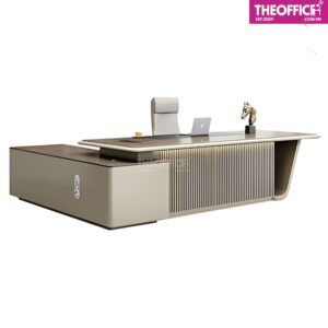 Bàn Làm Việc Giám Đốc Gỗ MDF Phủ Melamine TO-BV10