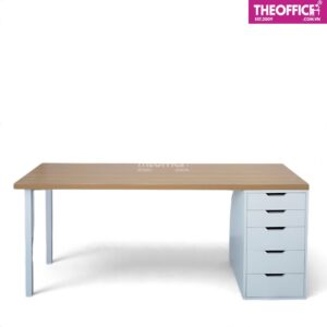 Bàn Làm Việc Ikea 1 Chân Tủ Phủ Melamine TO-BL04