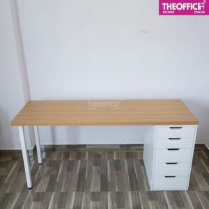 Bàn Làm Việc Ikea 1 Chân Tủ Phủ Melamine TO-BL04