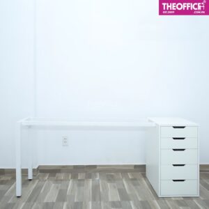 Bàn Làm Việc Ikea 1 Chân Tủ Phủ Melamine TO-BL48