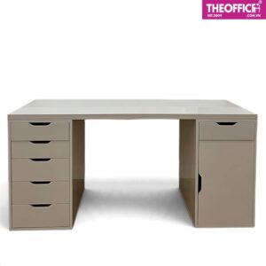 Bàn Làm Việc Ikea 2 Chân Tủ Phủ Melamine TO-BL49
