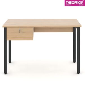 Bàn Làm Việc Tại Nhà Chân Sắt Phủ Melamine TO-BL57