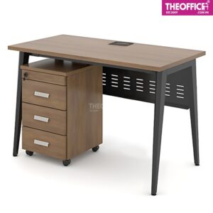 Bàn Làm Việc Văn Phòng Chân Sắt Phủ Melamine TO-BL60