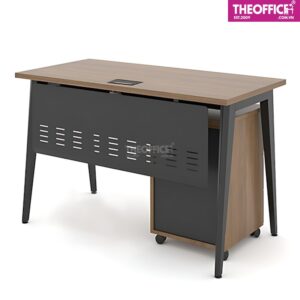 Bàn Làm Việc Văn Phòng Chân Sắt Phủ Melamine TO-BL60
