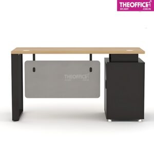 Bàn Làm Việc Văn Phòng Kèm Tủ Phủ Melamine TO-BL61
