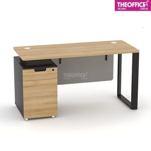 Bàn Làm Việc Văn Phòng Kèm Tủ Phủ Melamine TO-BL61