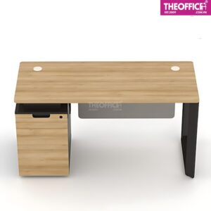 Bàn Làm Việc Văn Phòng Kèm Tủ Phủ Melamine TO-BL61
