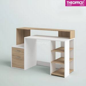 Bàn Làm Việc Máy Tính Hai Tầng Phủ Melamine TO-BL59