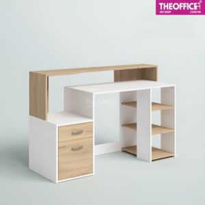 Bàn Làm Việc Máy Tính Hai Tầng Phủ Melamine TO-BL59