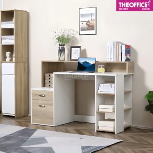 Bàn Làm Việc Máy Tính Hai Tầng Phủ Melamine TO-BL59