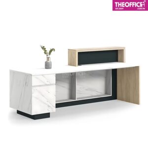 Bàn Lễ Tân Gỗ MDF Đặt Theo Yêu Cầu Phủ Melamine TO-BV15
