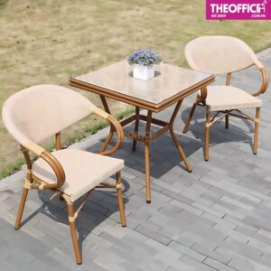 Bàn Ngoài Trời Nhôm Đúc Giả Mây Chống Gỉ Sét TO-BN13