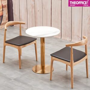 Bàn Nước Tiếp Khách Showroom Văn Phòng Chân Sắt TO-BT08
